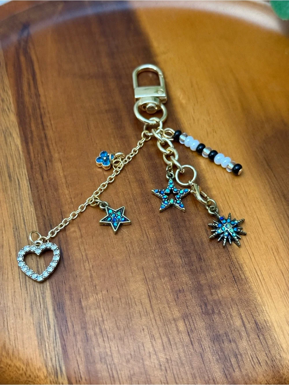 Handmade gold tone